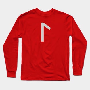 𐰃 - Letter I & Letter İ - Old Turkic Alphabet Long Sleeve T-Shirt